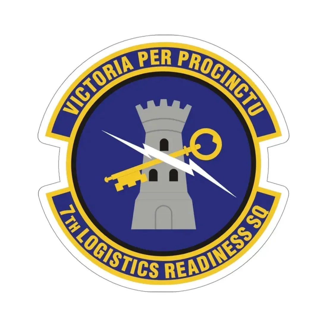 7th Logistics Readiness Squadron (U.S. Air Force) STICKER Vinyl Die-Cut Decal - The Sticker Space