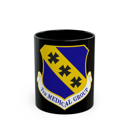 7th Medical Group (U.S. Air Force) Black Coffee Mug-11oz-The Sticker Space