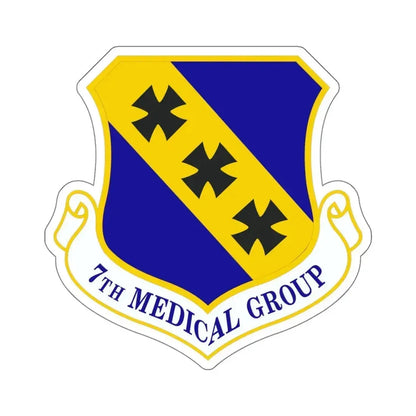 7th Medical Group (U.S. Air Force) STICKER Vinyl Kiss-Cut Decal 6 Inch White - The Sticker Space