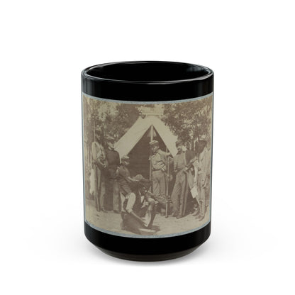 7th N.Y. State Militia, Camp Cameron, D.C., 1861 001 (U.S. Civil War) Black Coffee Mug