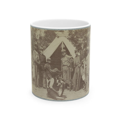 7th N.Y. State Militia, Camp Cameron, D.C., 1861 001 (U.S. Civil War) White Coffee Mug