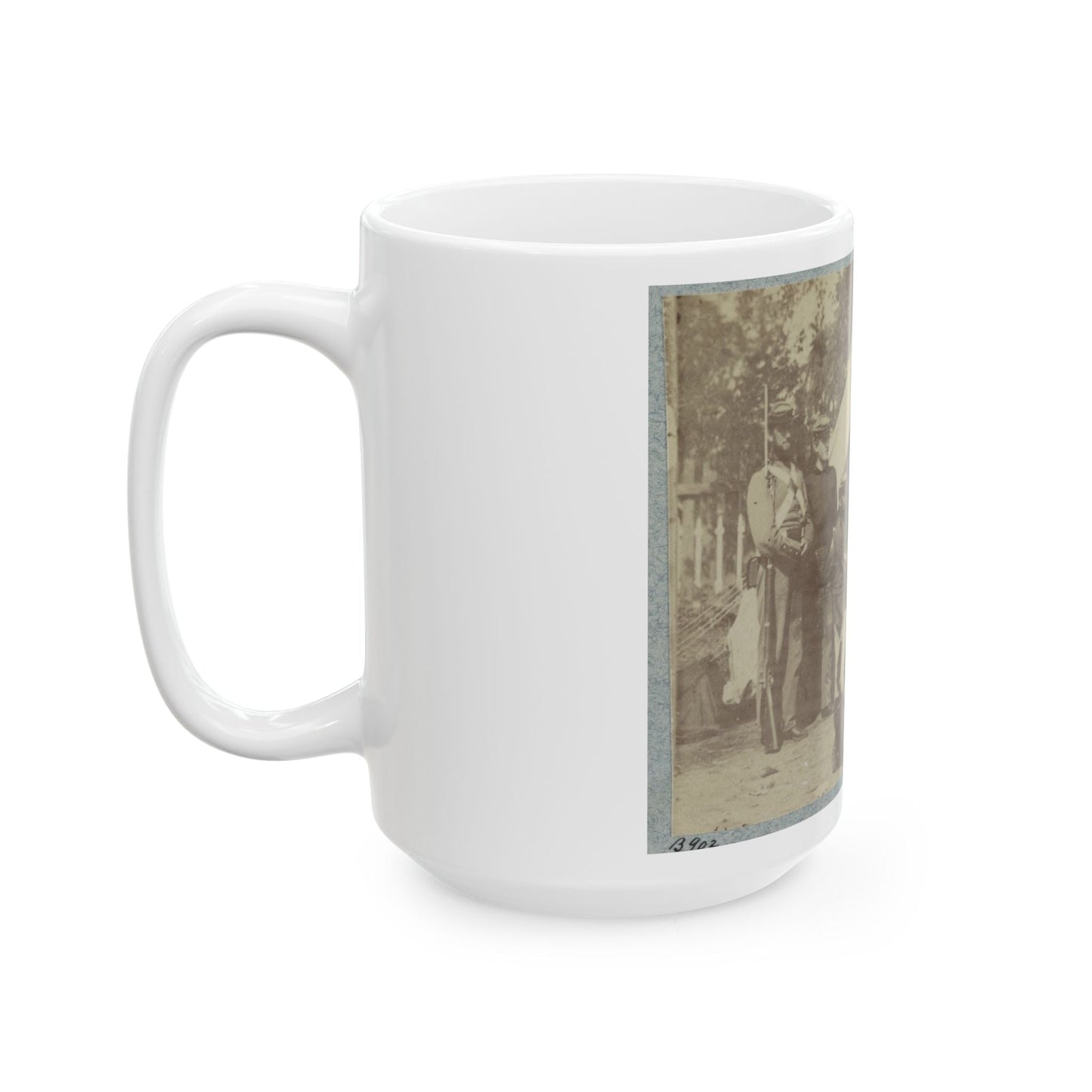 7th N.Y. State Militia, Camp Cameron, D.C., 1861 001 (U.S. Civil War) White Coffee Mug