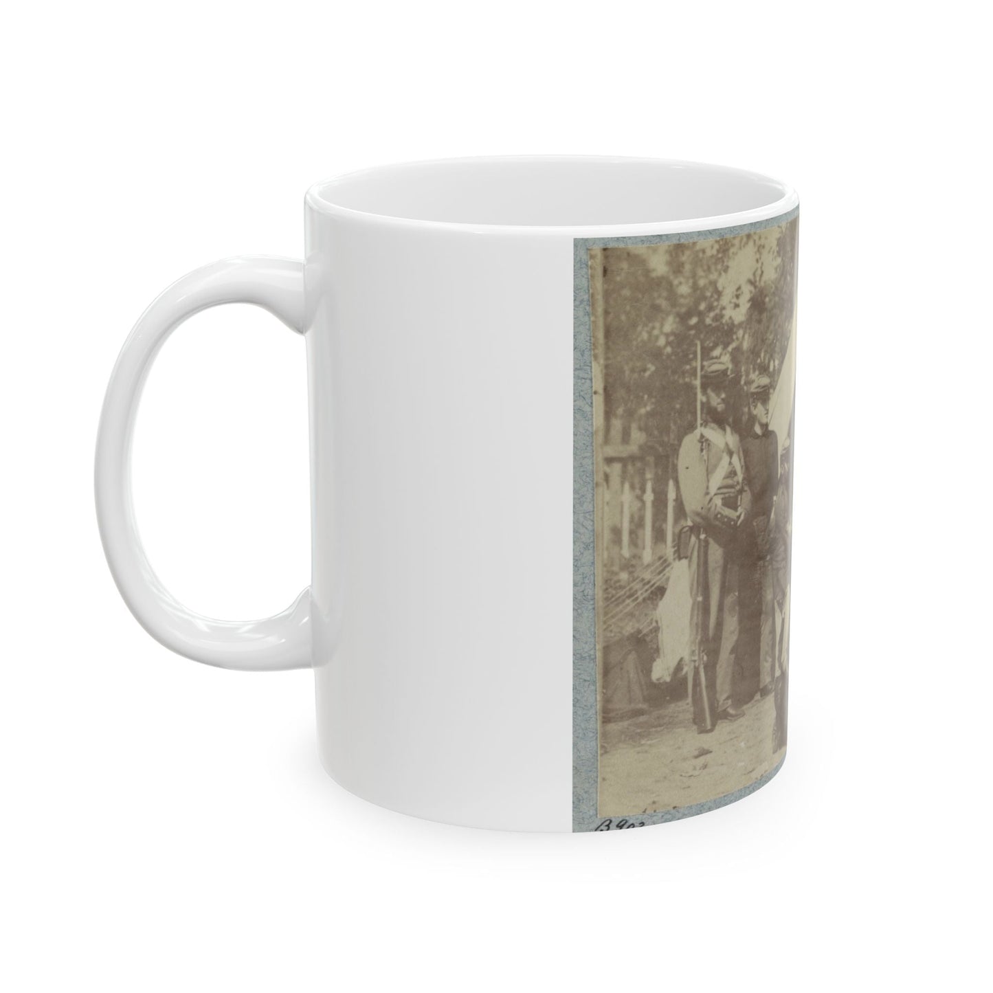 7th N.Y. State Militia, Camp Cameron, D.C., 1861 001 (U.S. Civil War) White Coffee Mug