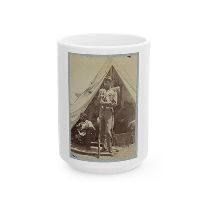 7th N.Y. State Militia, Camp Cameron, D.C., 1861 002 (U.S. Civil War) White Coffee Mug