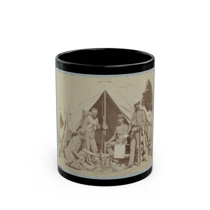 7th N.Y. State Militia, Camp Cameron, D.C., 1861 003 (U.S. Civil War) Black Coffee Mug