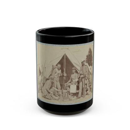 7th N.Y. State Militia, Camp Cameron, D.C., 1861 003 (U.S. Civil War) Black Coffee Mug