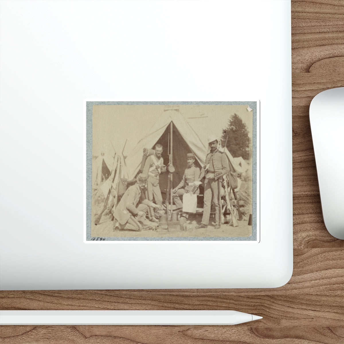 7th N.Y. State Militia, Camp Cameron, D.C., 1861 003 (U.S. Civil War) STICKER Vinyl Die-Cut Decal-The Sticker Space