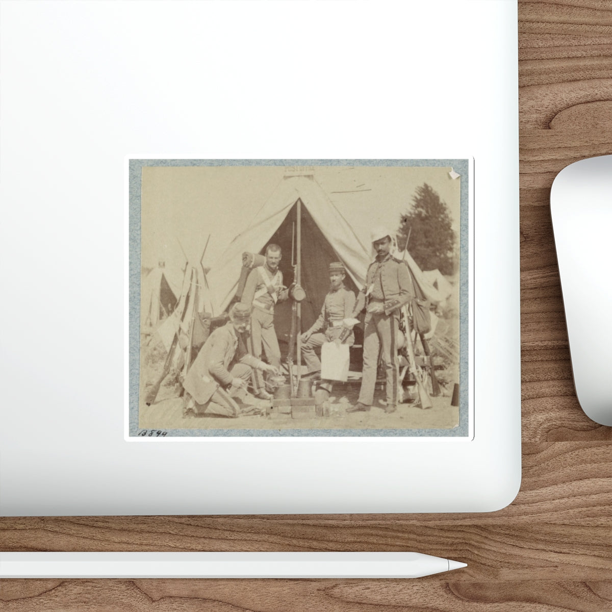 7th N.Y. State Militia, Camp Cameron, D.C., 1861 003 (U.S. Civil War) STICKER Vinyl Die-Cut Decal-The Sticker Space