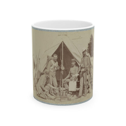 7th N.Y. State Militia, Camp Cameron, D.C., 1861 003 (U.S. Civil War) White Coffee Mug