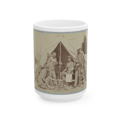 7th N.Y. State Militia, Camp Cameron, D.C., 1861 003 (U.S. Civil War) White Coffee Mug