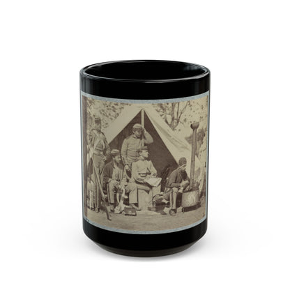 7th N.Y. State Militia, Camp Cameron, D.C., 1861 004 (U.S. Civil War) Black Coffee Mug