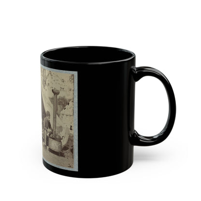 7th N.Y. State Militia, Camp Cameron, D.C., 1861 004 (U.S. Civil War) Black Coffee Mug