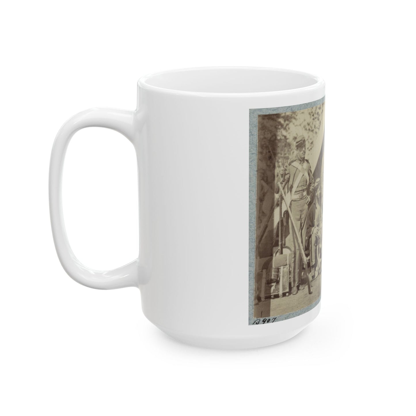 7th N.Y. State Militia, Camp Cameron, D.C., 1861 004 (U.S. Civil War) White Coffee Mug