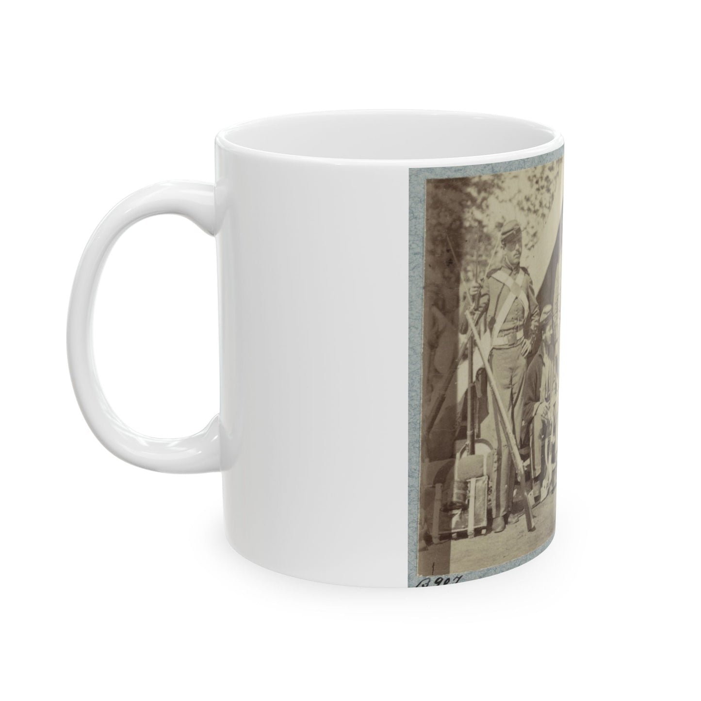 7th N.Y. State Militia, Camp Cameron, D.C., 1861 004 (U.S. Civil War) White Coffee Mug