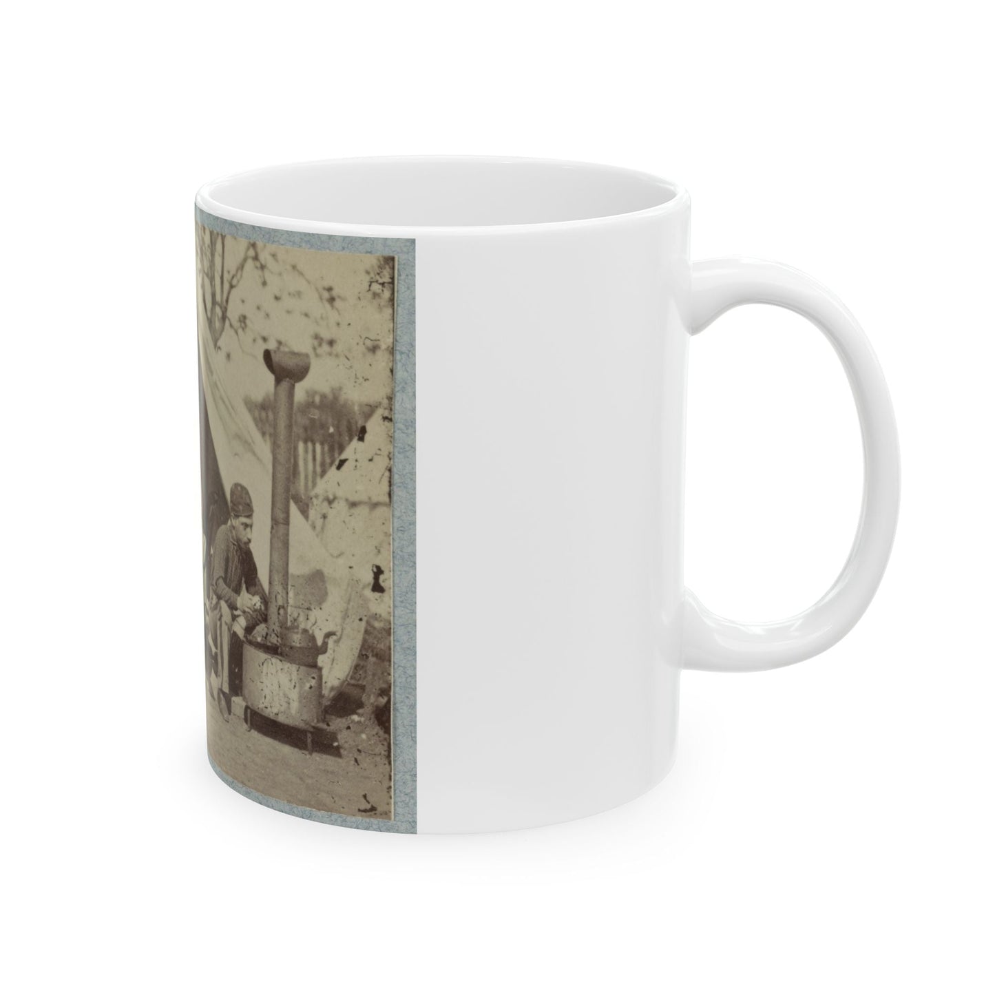 7th N.Y. State Militia, Camp Cameron, D.C., 1861 004 (U.S. Civil War) White Coffee Mug