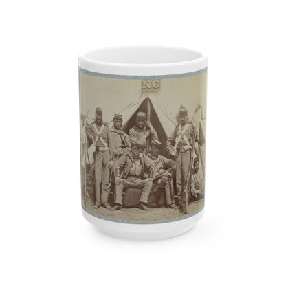 7th N.Y. State Militia, Camp Cameron, D.C., 1861 005 (U.S. Civil War) White Coffee Mug