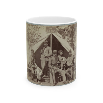 7th N.Y. State Militia, Camp Cameron, D.C., 1861 (U.S. Civil War) White Coffee Mug