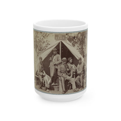 7th N.Y. State Militia, Camp Cameron, D.C., 1861 (U.S. Civil War) White Coffee Mug