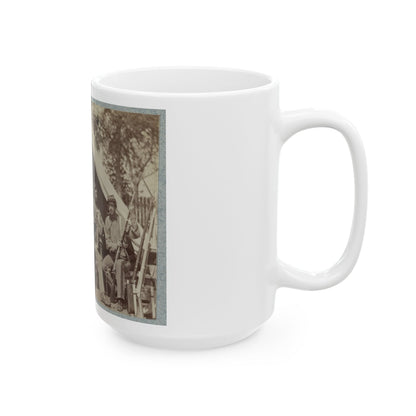 7th N.Y. State Militia, Camp Cameron, D.C., 1861 (U.S. Civil War) White Coffee Mug