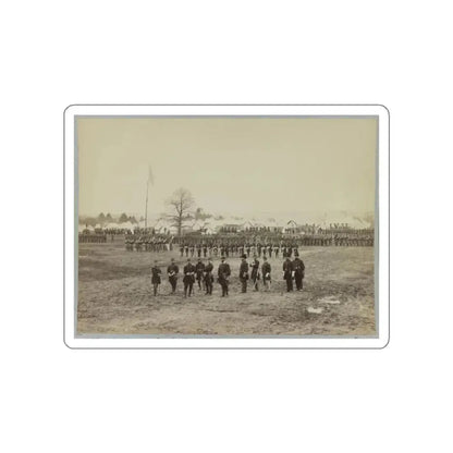 7th New York Cavalry-- Gen. I. N. Palmer & Staff In Foreground-- Camp Near Washington, D. C. (U.S. Civil War) STICKER Vinyl Die-Cut Decal - The Sticker Space