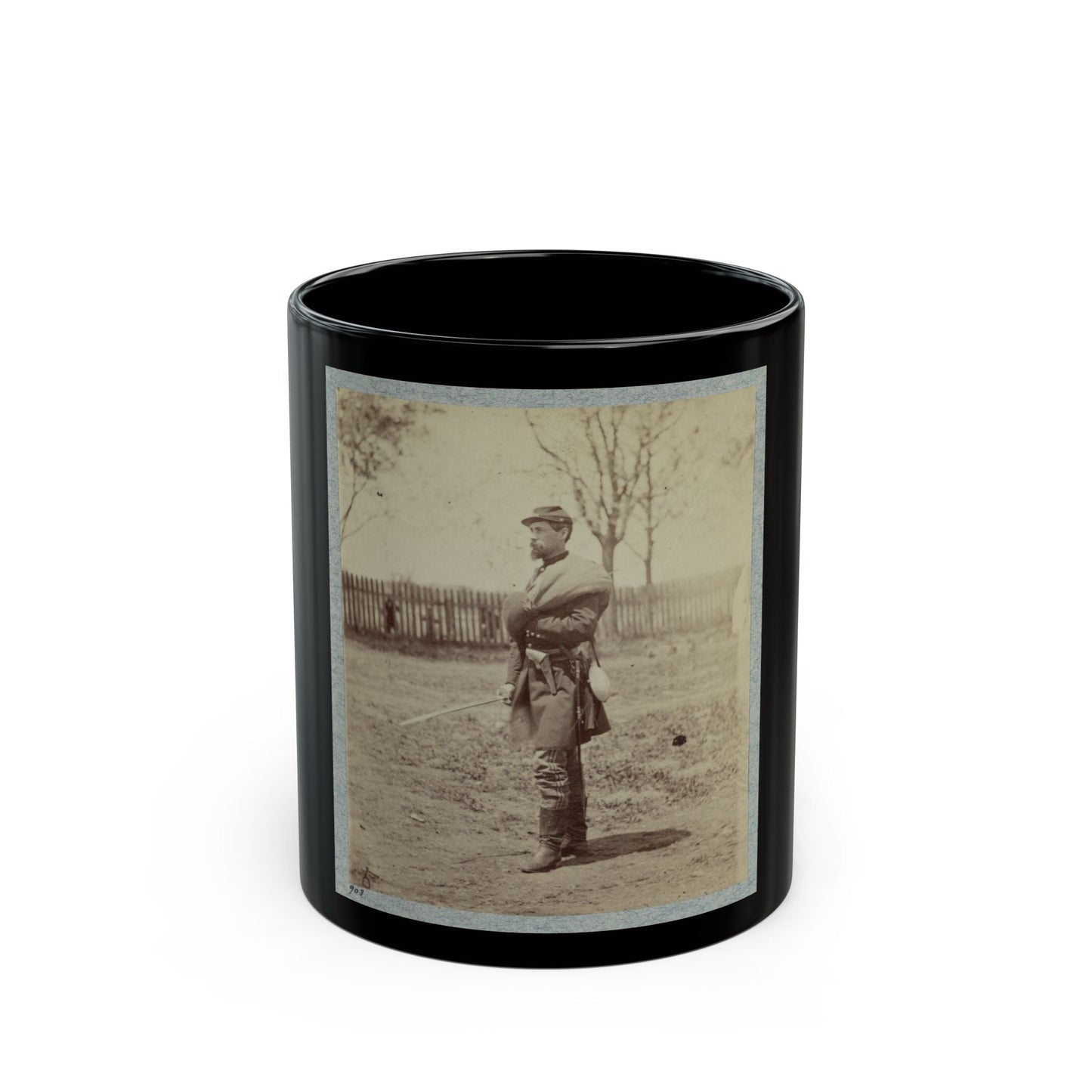 7th New York State Militia, Camp Cameron, D.C., 1861 001 (U.S. Civil War) Black Coffee Mug