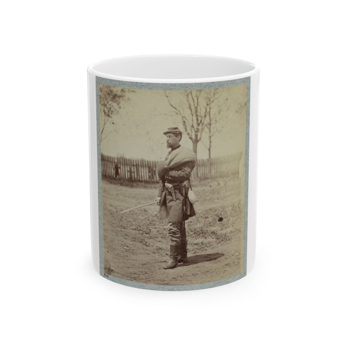 7th New York State Militia, Camp Cameron, D.C., 1861 001 (U.S. Civil War) White Coffee Mug