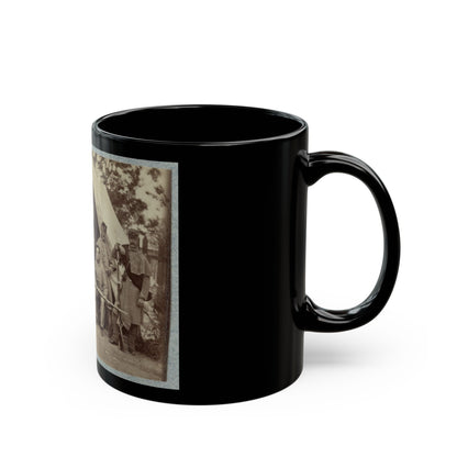 7th New York State Militia, Camp Cameron, D.C., 1861 001(2) (U.S. Civil War) Black Coffee Mug