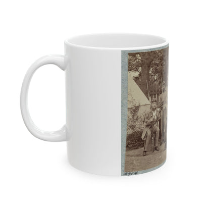 7th New York State Militia, Camp Cameron, D.C., 1861 001(2) (U.S. Civil War) White Coffee Mug