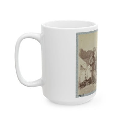 7th New York State Militia, Camp Cameron, D.C., 1861 002(2) (U.S. Civil War) White Coffee Mug