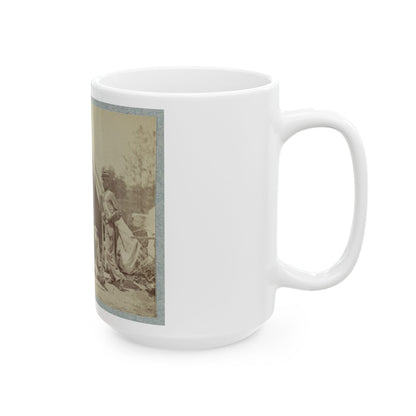 7th New York State Militia, Camp Cameron, D.C., 1861 002(2) (U.S. Civil War) White Coffee Mug