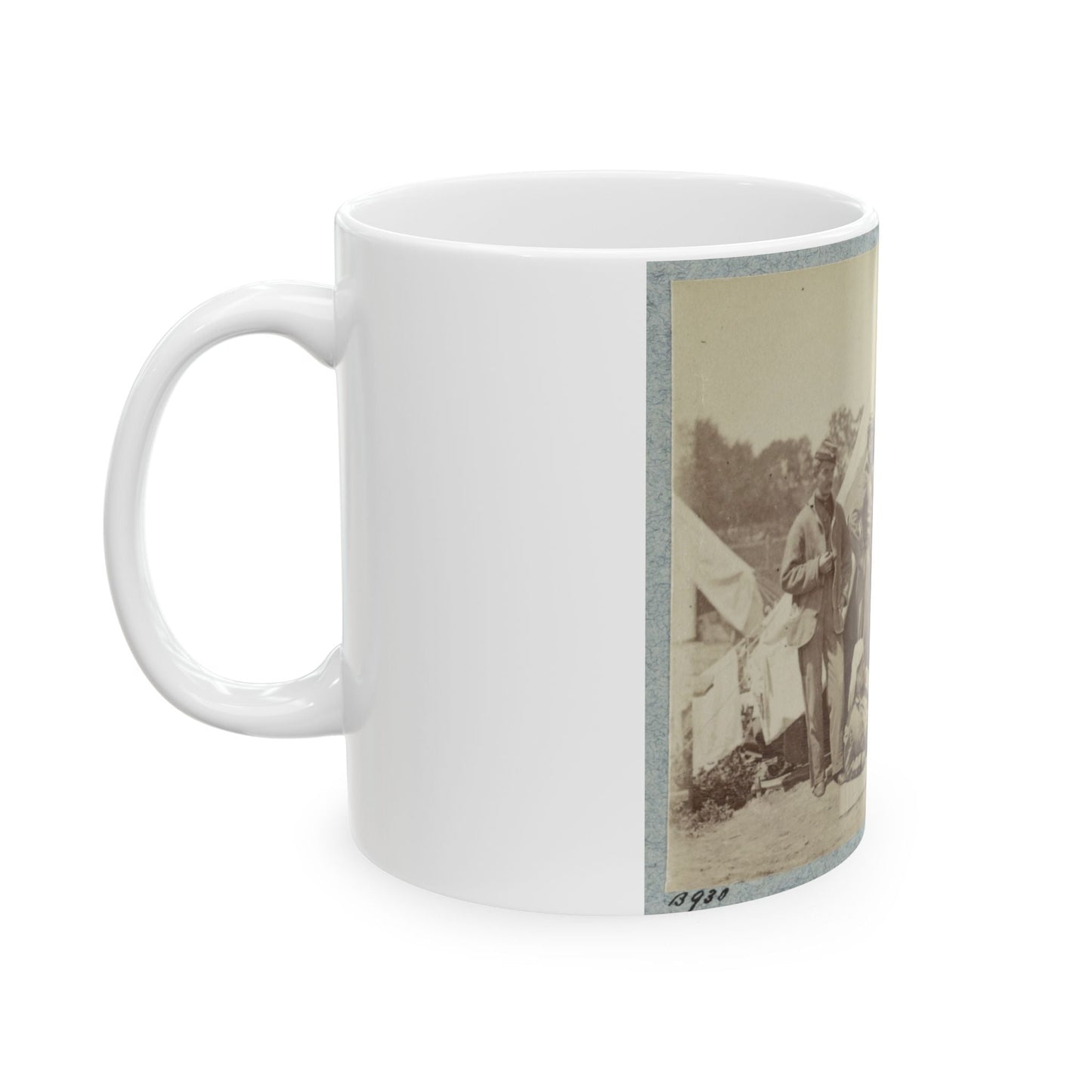 7th New York State Militia, Camp Cameron, D.C., 1861 002(2) (U.S. Civil War) White Coffee Mug