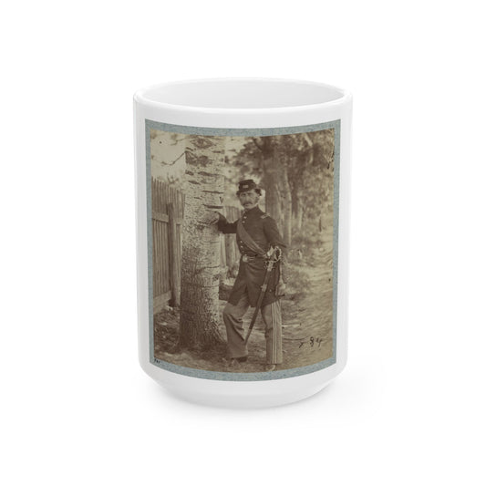 7th New York State Militia, Camp Cameron, D.C., 1861 003 (U.S. Civil War) White Coffee Mug