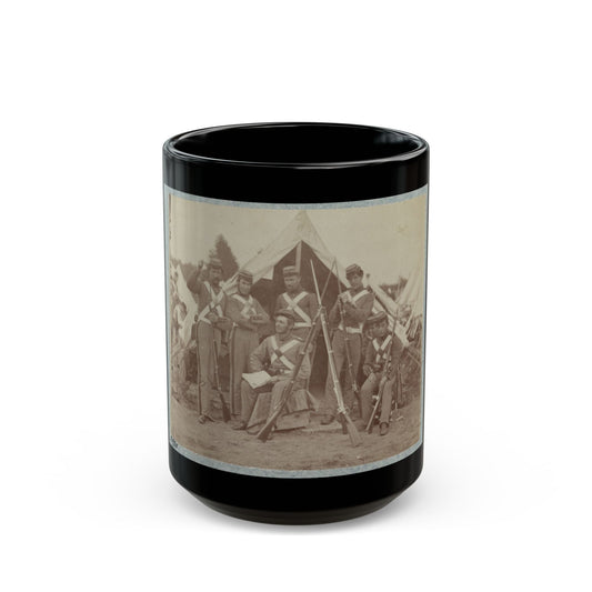 7th New York State Militia, Camp Cameron, D.C., 1861 004 (U.S. Civil War) Black Coffee Mug