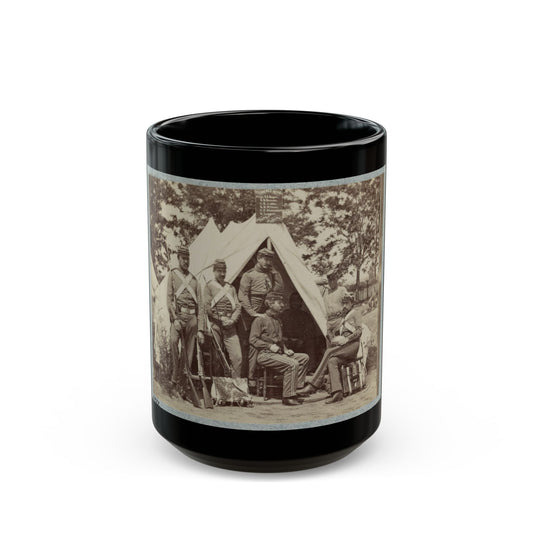 7th New York State Militia, Camp Cameron, D.C., 1861 005 (U.S. Civil War) Black Coffee Mug