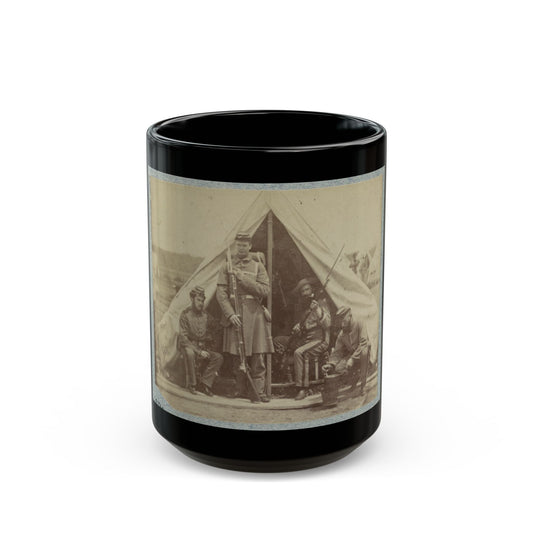 7th New York State Militia, Camp Cameron, D.C., 1861 006 (U.S. Civil War) Black Coffee Mug