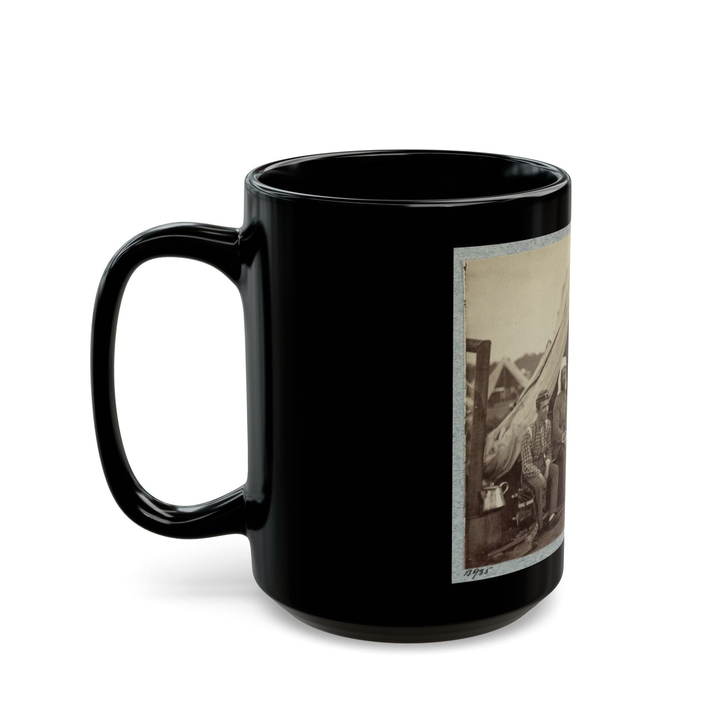 7th New York State Militia, Camp Cameron, D.C., 1861 008 (U.S. Civil War) Black Coffee Mug