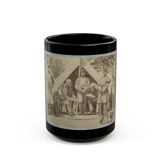 7th New York State Militia, Camp Cameron, D.C., 1861 009 (U.S. Civil War) Black Coffee Mug