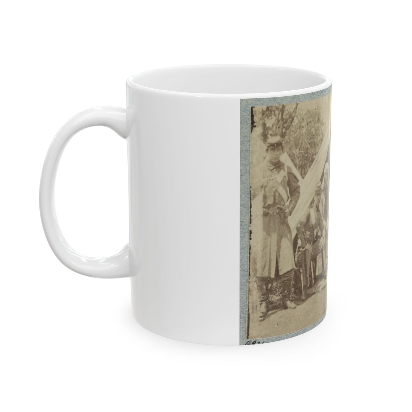 7th New York State Militia, Camp Cameron, D.C., 1861 009 (U.S. Civil War) White Coffee Mug