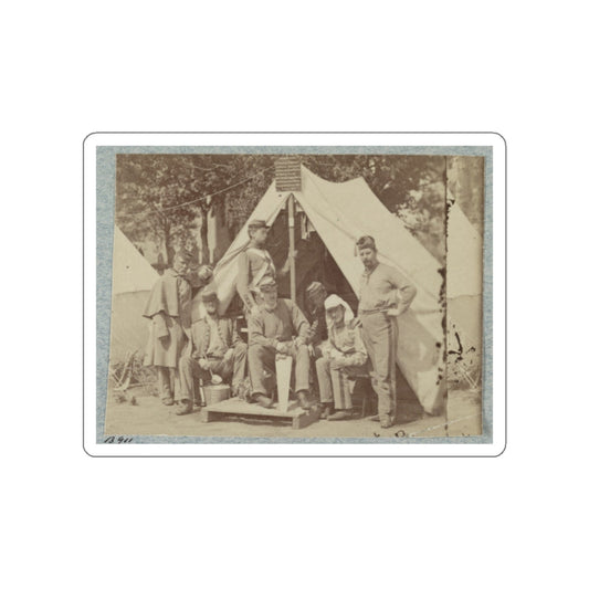 7th New York State Militia, Camp Cameron, D.C., 1861 011 (U.S. Civil War) STICKER Vinyl Die-Cut Decal-White-The Sticker Space