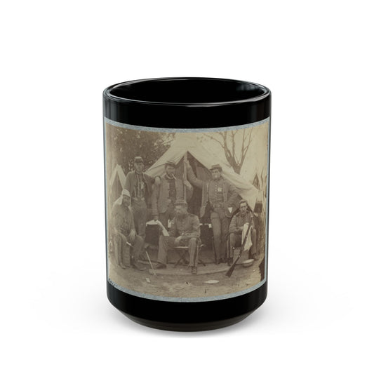 7th New York State Militia, Camp Cameron, D.C., 1861 014 (U.S. Civil War) Black Coffee Mug