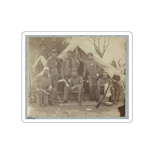 7th New York State Militia, Camp Cameron, D.C., 1861 014 (U.S. Civil War) STICKER Vinyl Die-Cut Decal-White-The Sticker Space