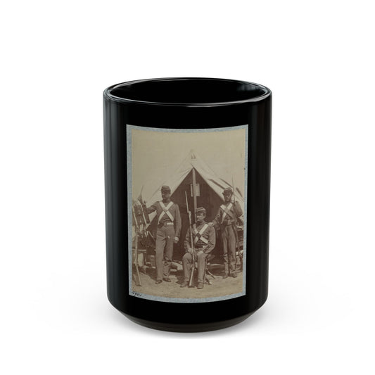 7th New York State Militia, Camp Cameron, D.C., 1861 015 (U.S. Civil War) Black Coffee Mug