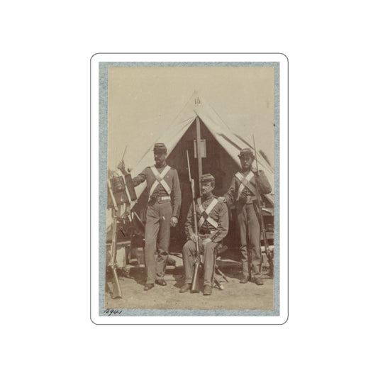 7th New York State Militia, Camp Cameron, D.C., 1861 015 (U.S. Civil War) STICKER Vinyl Die-Cut Decal-White-The Sticker Space