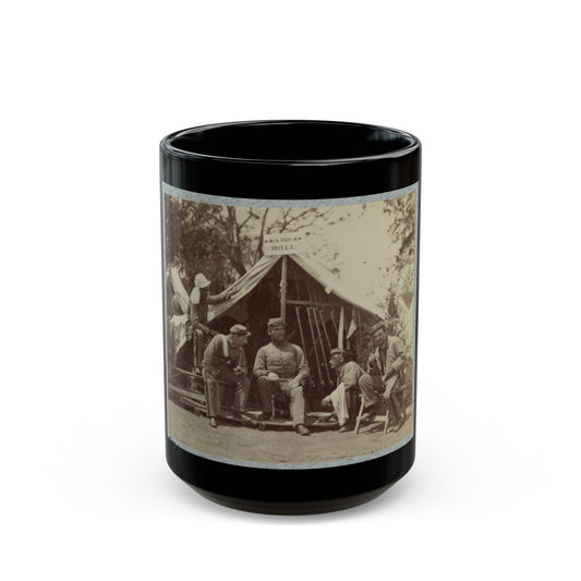 7th New York State Militia, Camp Cameron, D.C., 1861 017 (U.S. Civil War) Black Coffee Mug