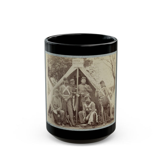 7th New York State Militia, Camp Cameron, D.C., 1861 019 (U.S. Civil War) Black Coffee Mug