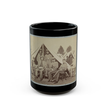 7th New York State Militia, Camp Cameron, D.C., 1861 020 (U.S. Civil War) Black Coffee Mug