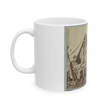 7th New York State Militia, Camp Cameron, D.C., 1861 020 (U.S. Civil War) White Coffee Mug