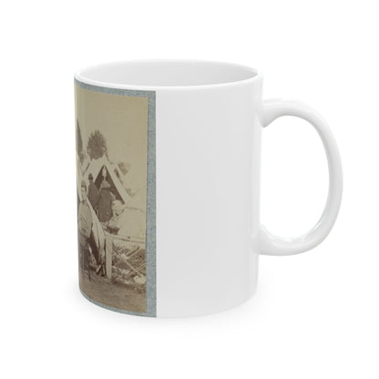 7th New York State Militia, Camp Cameron, D.C., 1861 020 (U.S. Civil War) White Coffee Mug