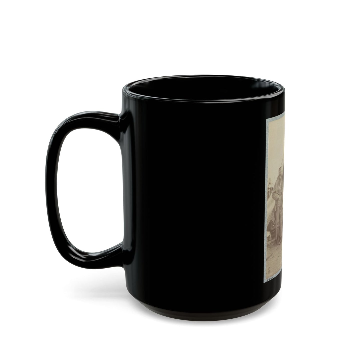 7th New York State Militia, Camp Cameron, D.C., 1861 021 (U.S. Civil War) Black Coffee Mug