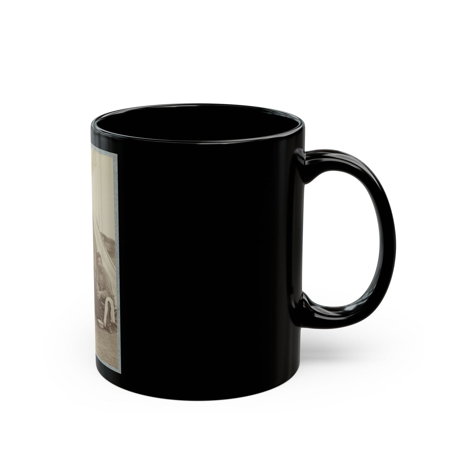 7th New York State Militia, Camp Cameron, D.C., 1861 021 (U.S. Civil War) Black Coffee Mug